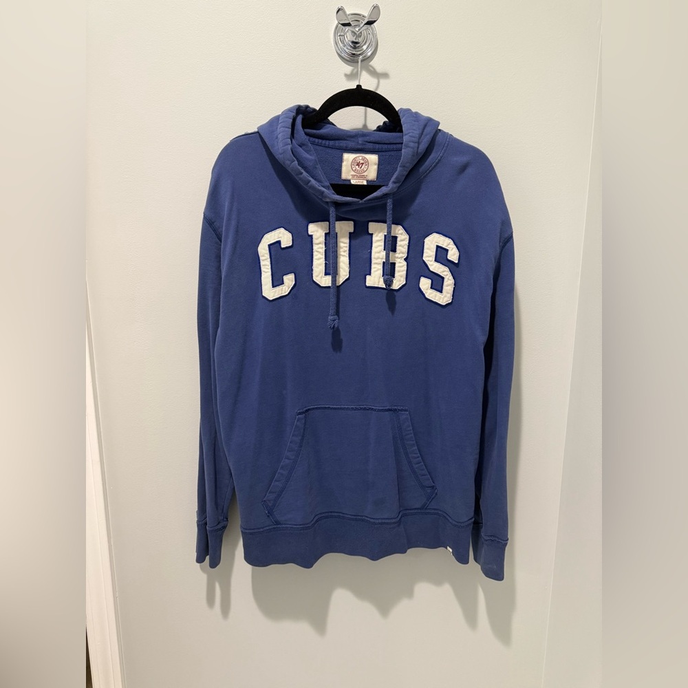 47 Brand Blue Vintage-Look CHICAGO CUBS Hoodie